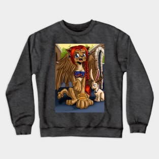 Sphinx Girl Jackolope 2019 Crewneck Sweatshirt